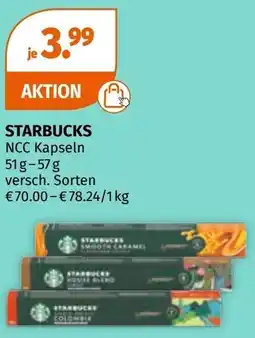 Müller Starbucks ncc kapseln Angebot
