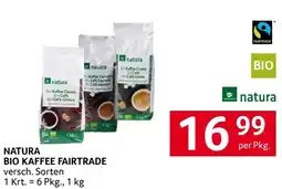 Transgourmet Natura bio kaffee fairtrade Angebot