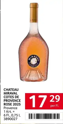 Transgourmet Chateau miraval cotes de provence rose 2025 Angebot