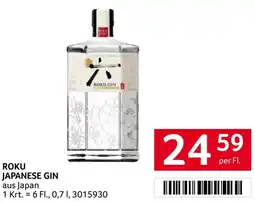 Transgourmet Roku japanese gin Angebot