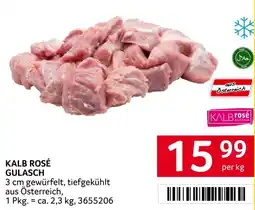 Transgourmet Kalb rosé gulasch Angebot