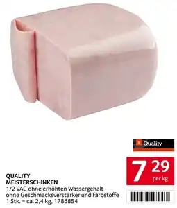 Transgourmet Quality meisterschinken Angebot