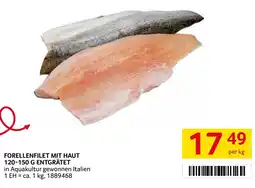 Transgourmet Forellenfilet mit haut entgrätet Angebot