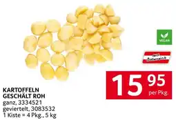 Transgourmet Kartoffeln geschält roh Angebot