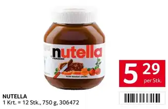 Transgourmet Nutella Angebot