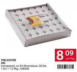 Transgourmet Teelichter xxl Angebot