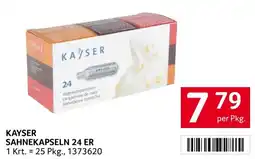 Transgourmet Kayser sahnekapseln 24 er Angebot