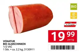 Transgourmet Vonatur bio almschinken Angebot