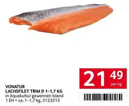 Transgourmet Vonatur lachsfilet trim d Angebot