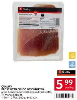 Transgourmet Quality prosciutto crudo geschnitten Angebot