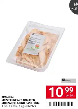 Transgourmet Premium mezzelune mit tomaten, mozzarella und basilikum Angebot