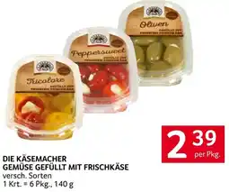 Transgourmet Die käsemacher gemüse gefüllt mit frischkäse Angebot
