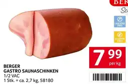 Transgourmet Berger gastro saunaschinken Angebot