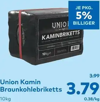 T&G Union Kamin Braunkohlebriketts 10kg Angebot