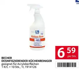 Transgourmet Becher desinfiszierender küchenreiniger Angebot