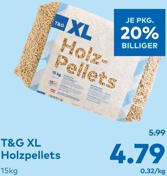 T&G T&G XL Holzpellets 15kg Angebot