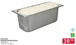 Transgourmet Carte D'Or Selection Sorbet Zitrone Angebot