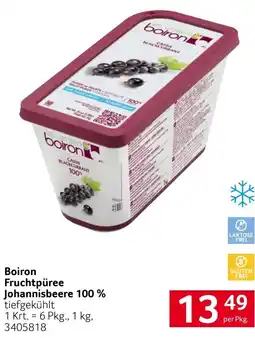 Transgourmet Boiron Fruchtpüree Johannisbeere 100% Angebot
