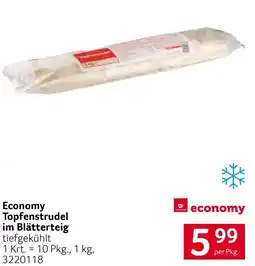 Transgourmet Economy Topfenstrudel im Blätterteig Angebot