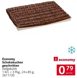 Transgourmet Economy Schokokuchen geschnitten Angebot