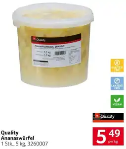 Transgourmet Quality Ananaswürfel Angebot