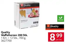 Transgourmet Quality Waffelherzen Angebot