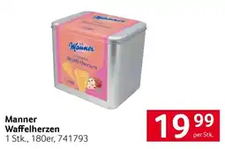 Transgourmet Manner Waffelherzen Angebot