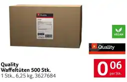 Transgourmet Quality Waffeltüten Angebot