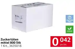 Transgourmet Zuckertüten mittel Angebot