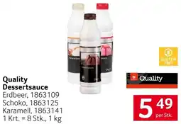 Transgourmet Quality Dessertsauce Angebot