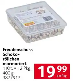 Transgourmet Freudenschuss Schokoröllchen marmoriert Angebot