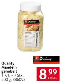 Transgourmet Quality Mandeln gehobelt Angebot
