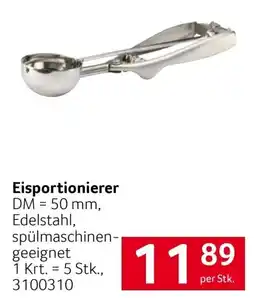 Transgourmet Eisportionierer Angebot