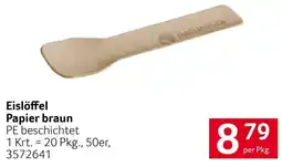 Transgourmet Eislöffel Papier braun Angebot