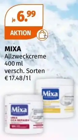 Müller Mixa Allzweckcreme Angebot