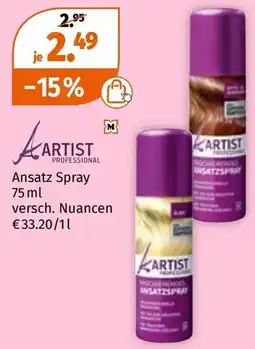 Müller Artist Ansatz Spray Angebot