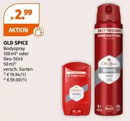 Müller Old spice bodyspray Angebot