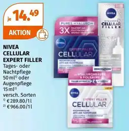 Müller Nivea cellular expert filler Angebot