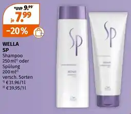 Müller Wella sp Shampoo Angebot