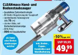Thomas Philipps CLEANmaxx Hand und Bodenstaubsauger Angebot