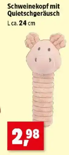 Thomas Philipps Schweinekopf mit Quietschgeräusch Angebot