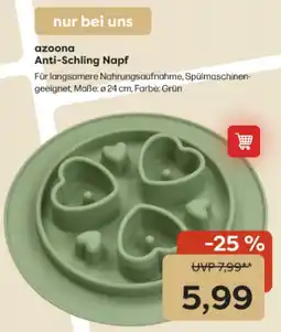 ZOO & Co azoona Anti Schling Napf Angebot