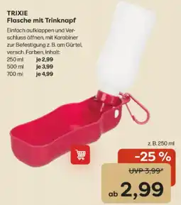 ZOO & Co Trixie Flasche mit Trinknapf Angebot