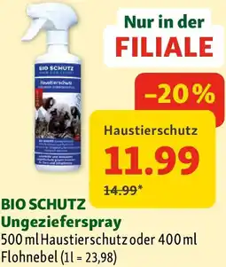 Fressnapf Bio schutz Ungezieferspray Angebot
