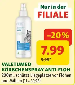 Fressnapf Valetumed körbchenspray anti floh Angebot
