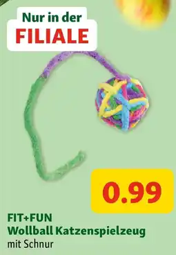 Fressnapf Fit+fun wollball katzenspielzeug Angebot