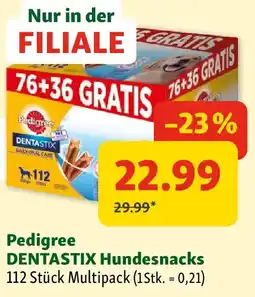 Fressnapf Pedigree dentastix hundesnacks Angebot