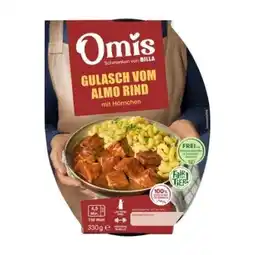 Billa Omi's Rindsgulasch mit Hörnchen Angebot