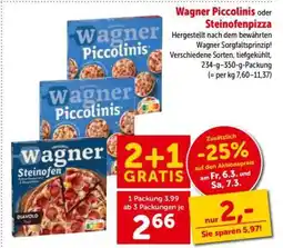 Interspar Wagner Piccolinis oder Steinofenpizza Angebot