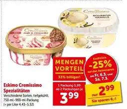 Interspar Eskimo Cremissimo Spezialitäten Angebot
